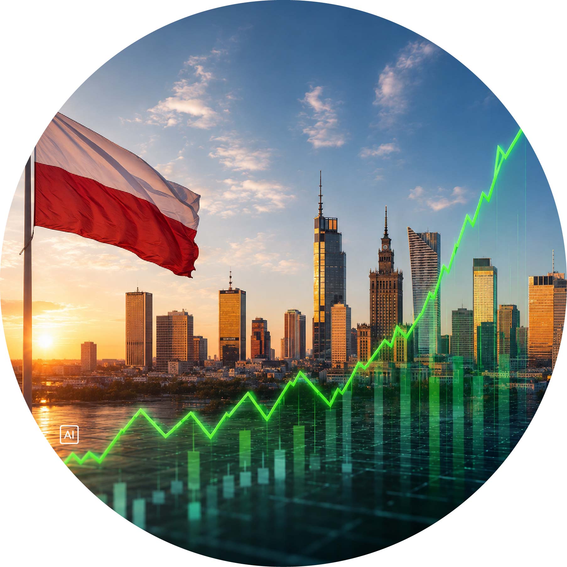 Polska gospodarka się rozpędza, akcje biją rekordy